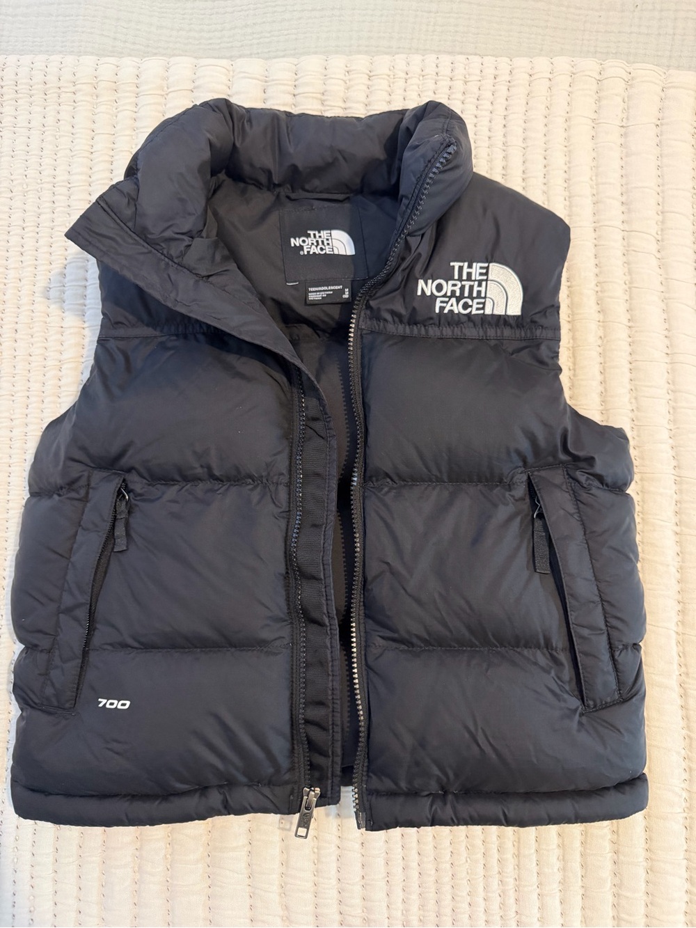 The North Face Black Packable Down Puffer Vest